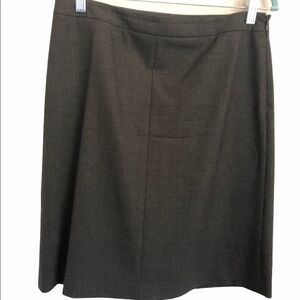Theory Gray Wool Straight Pencil Skirt Sz 8